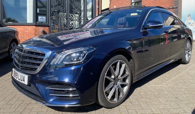 Mercedes-Benz S560 Executive Premium 2019 mercedes s class amg line blue front three quarter left.jpg